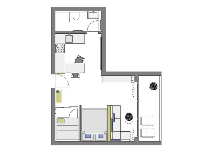 Greenhill 2 - Mit Privatsauna Apartmán
